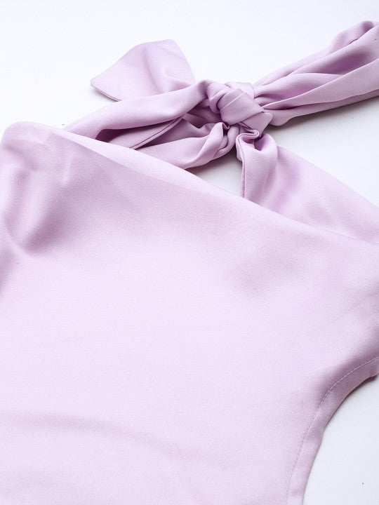 Halter Neck A-Line Dress