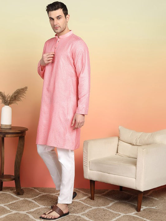 Men Ethnic Motifs Embroidered Kurta