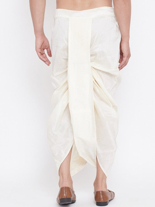 Men Relaxed-Fit Embroidered Ethnic Dhoti Pant