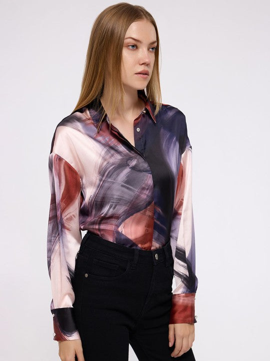 Women Opaque Printed Casual Shirt