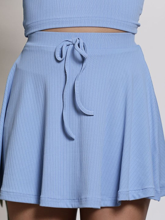 Sera Basics Flared Mini Skirt