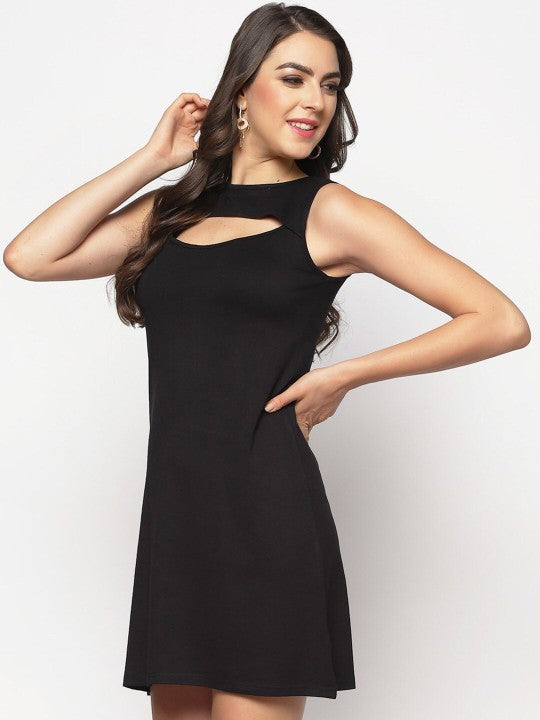 Black Sheath Mini Dress