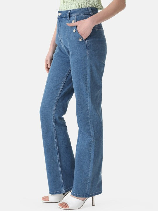 Women High-Rise Bootcut Jeans