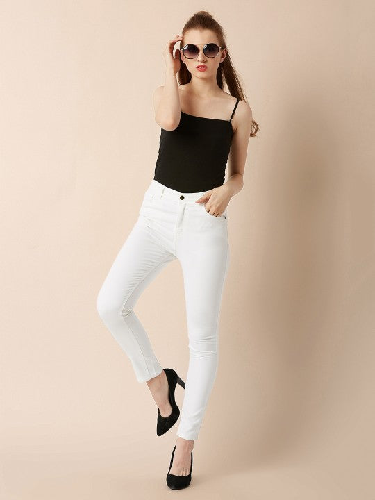 Women Skinny Fit High-Rise Stretchable Jeans