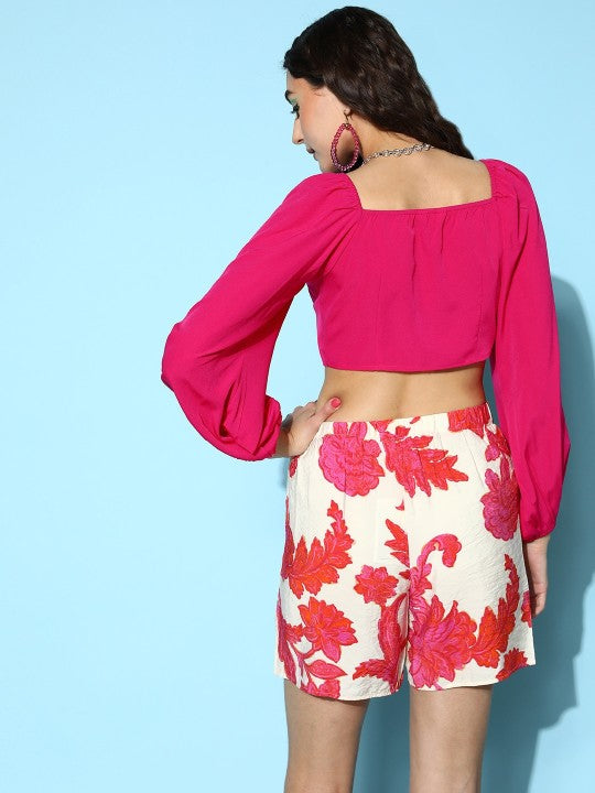 Pretty Pink Solid Vacay Attire Top