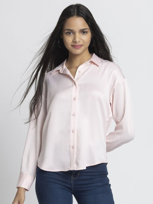 Women Relaxed Opaque Casual Shirt