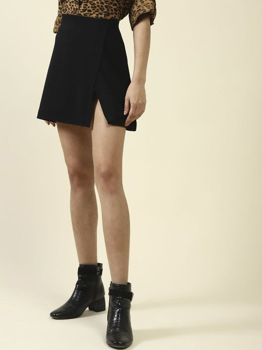 StyleCast X SERA Flared Scuba Mini Skirt