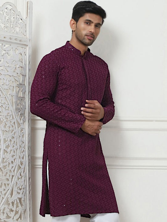 Ethnic Motifs Thread Work Kurta