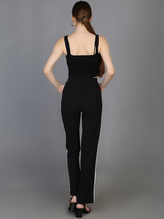 Women High Rise Easy Wash Trousers