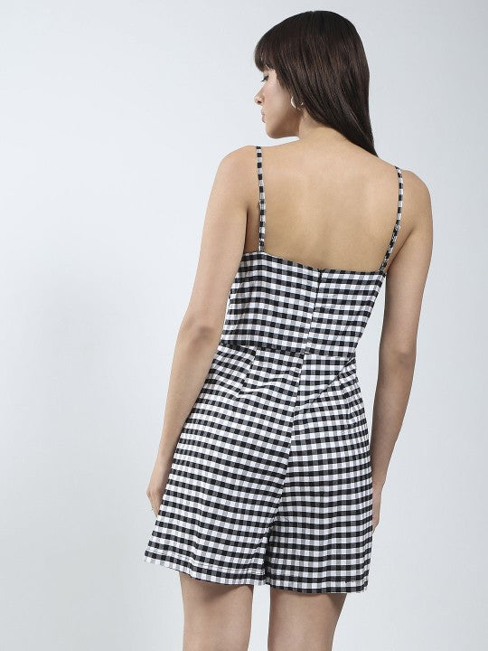 Sera Checked Jumpsuit