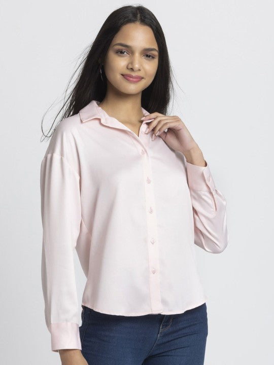 Women Relaxed Opaque Casual Shirt