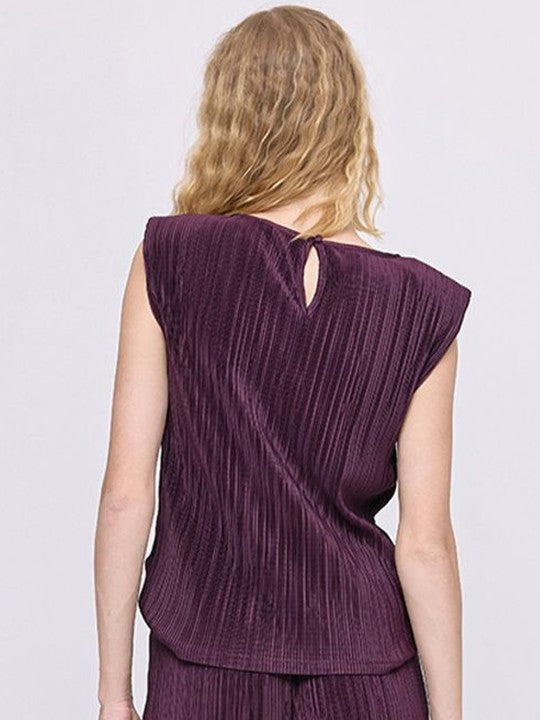 COVER STORY Women Self Design Round Neck Top
