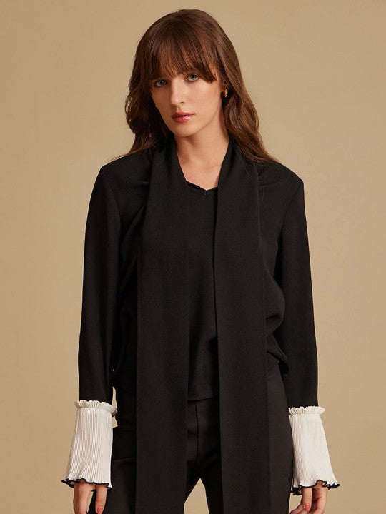 Mandarin Collar Longline Top