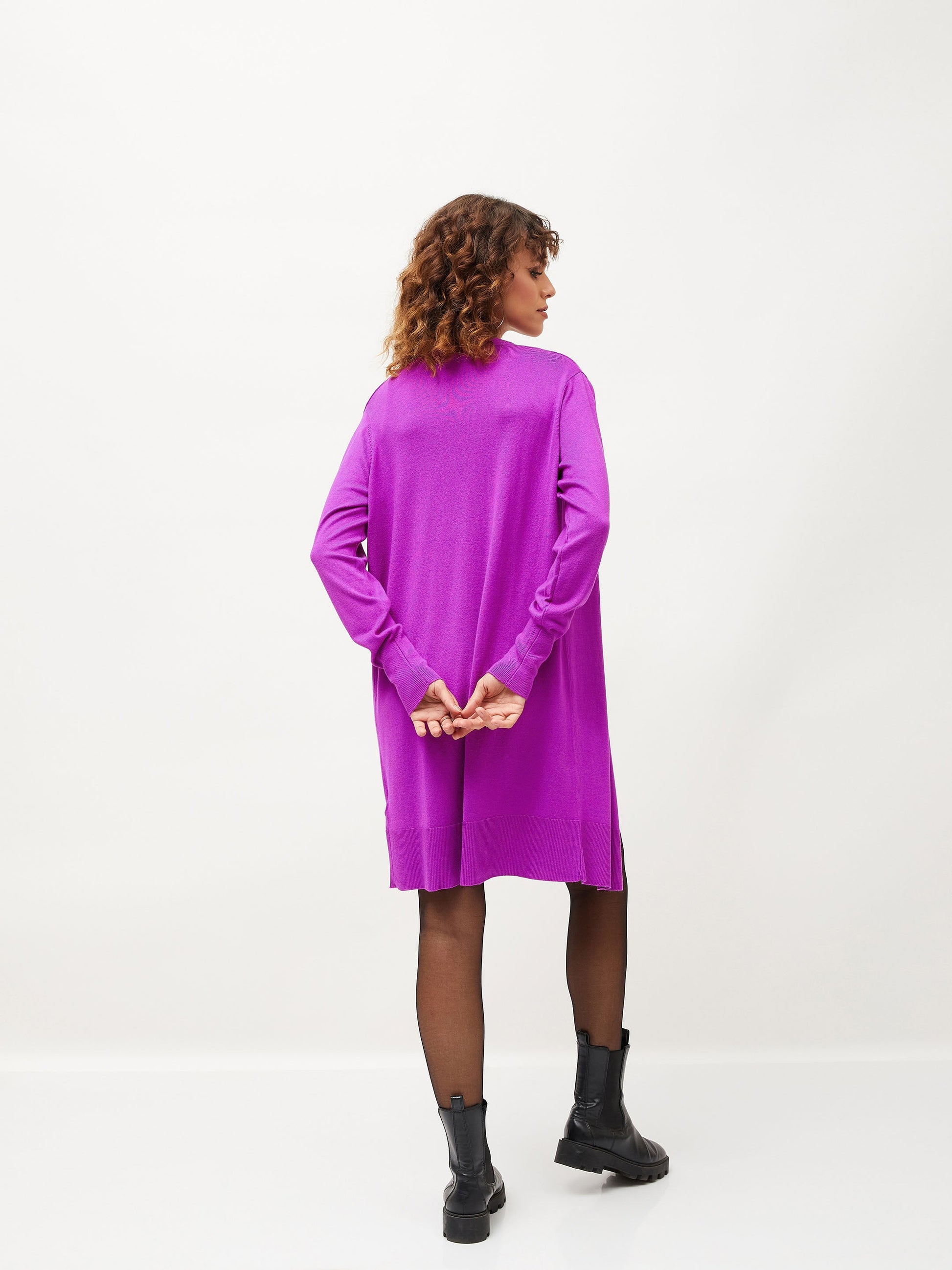 Pink Front Open Shrug-SASSAFRAS