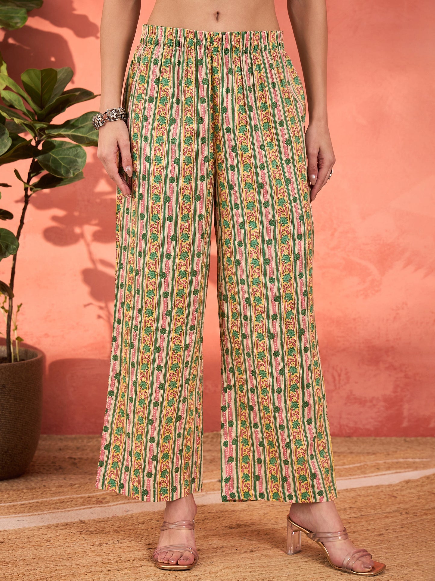 White Multi Floral Straight Kurta With Pencil Pants & Dupatta-Shae by SASSAFRAS