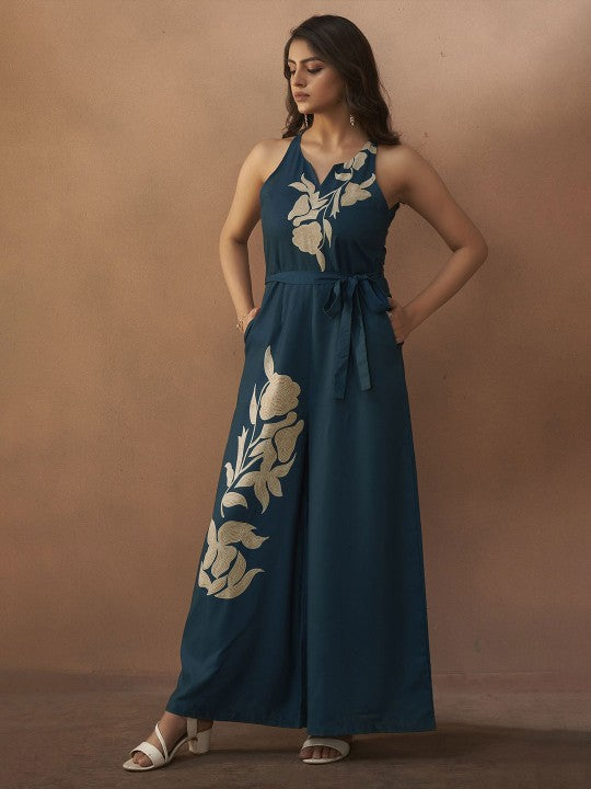 Printed Basic Jumpsuit