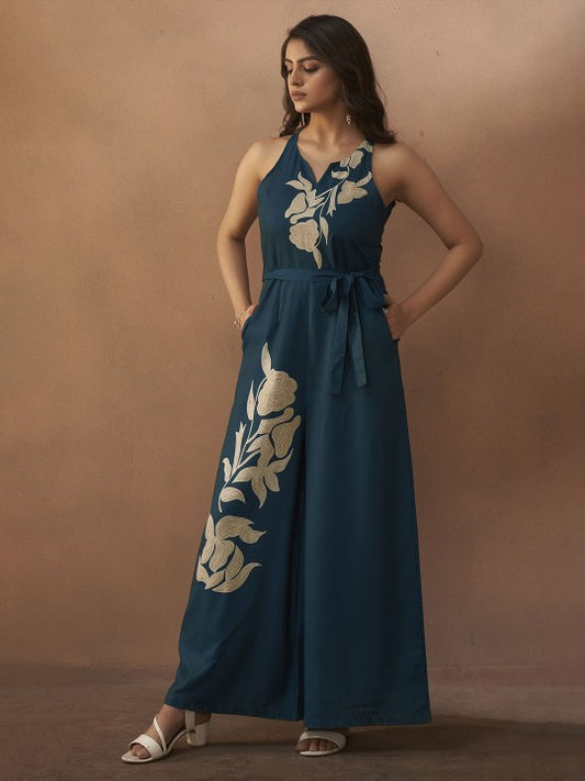 Printed Basic Jumpsuit