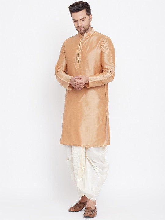 Men Relaxed-Fit Embroidered Ethnic Dhoti Pant