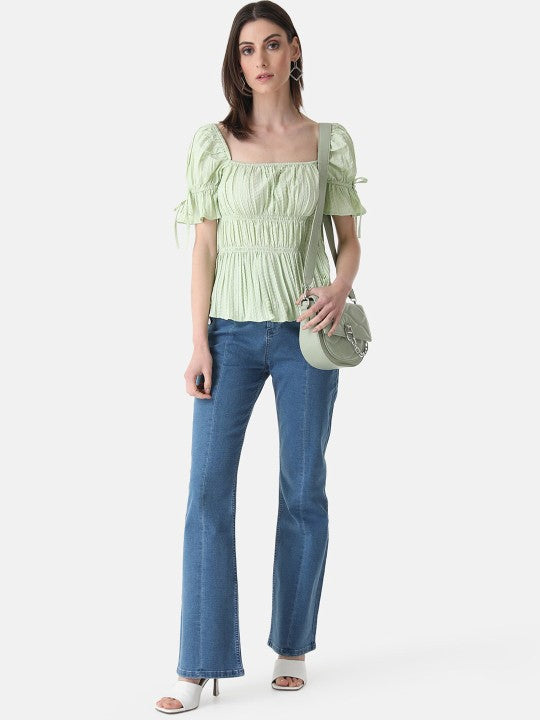 Women High-Rise Bootcut Jeans