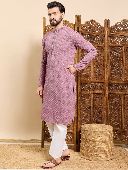Embroidered Straight Kurta